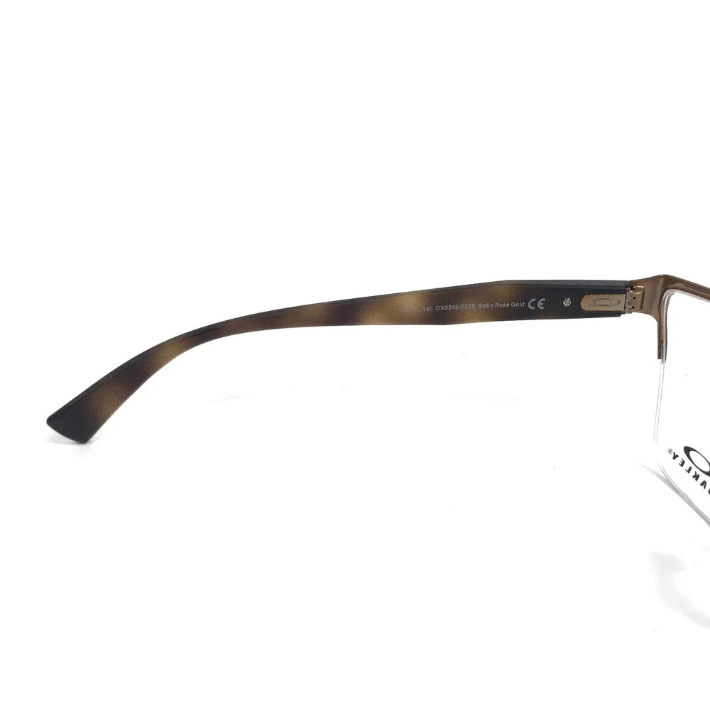 Oakley Eyeglasses Frames Halifax OX3243-0255 Satin Rose Gold Cat Eye 55-16-140